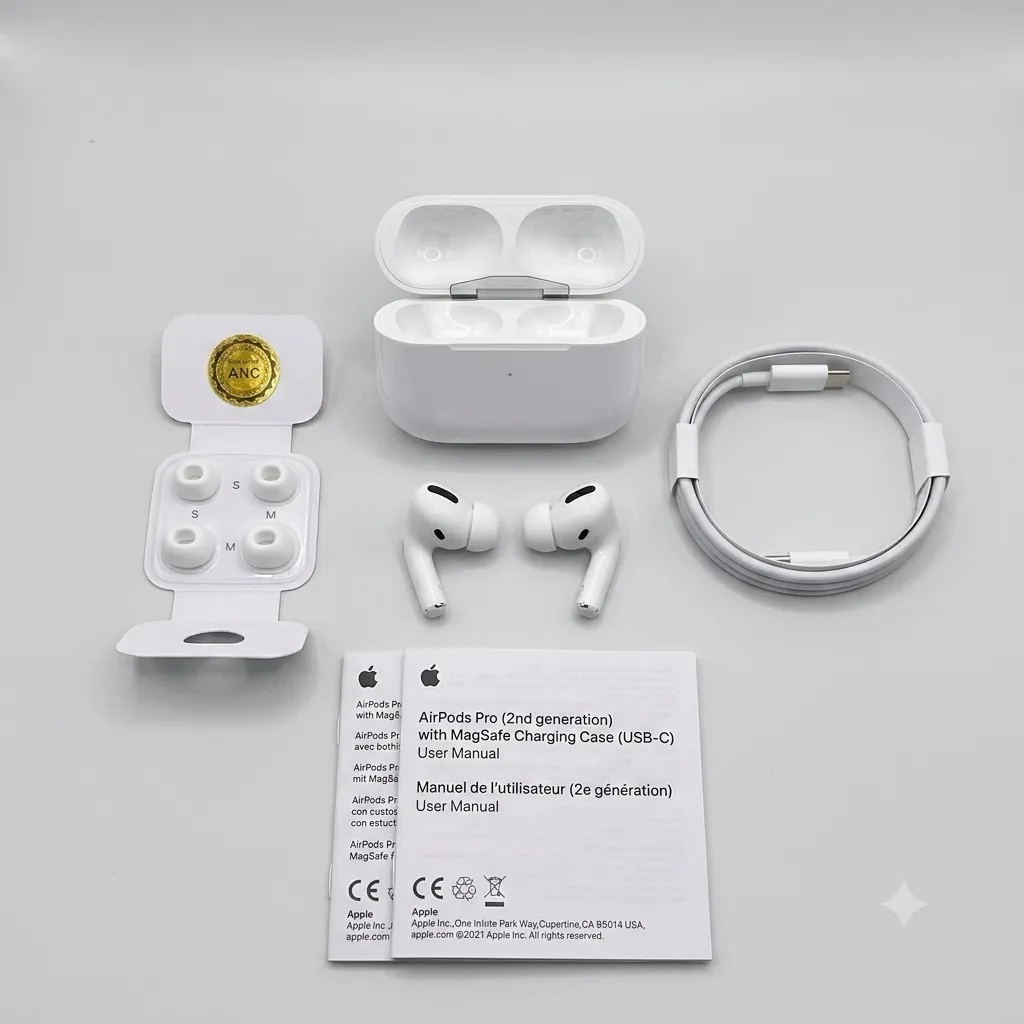 هندزفری بلوتوثی اپل مدل AirPods Pro 2 با کیس شارژ USB-C