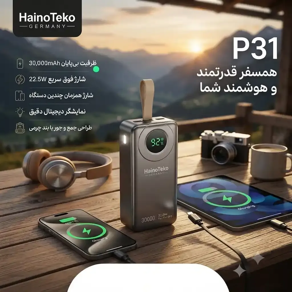 پاوربانک هاینو تکو مدل P31