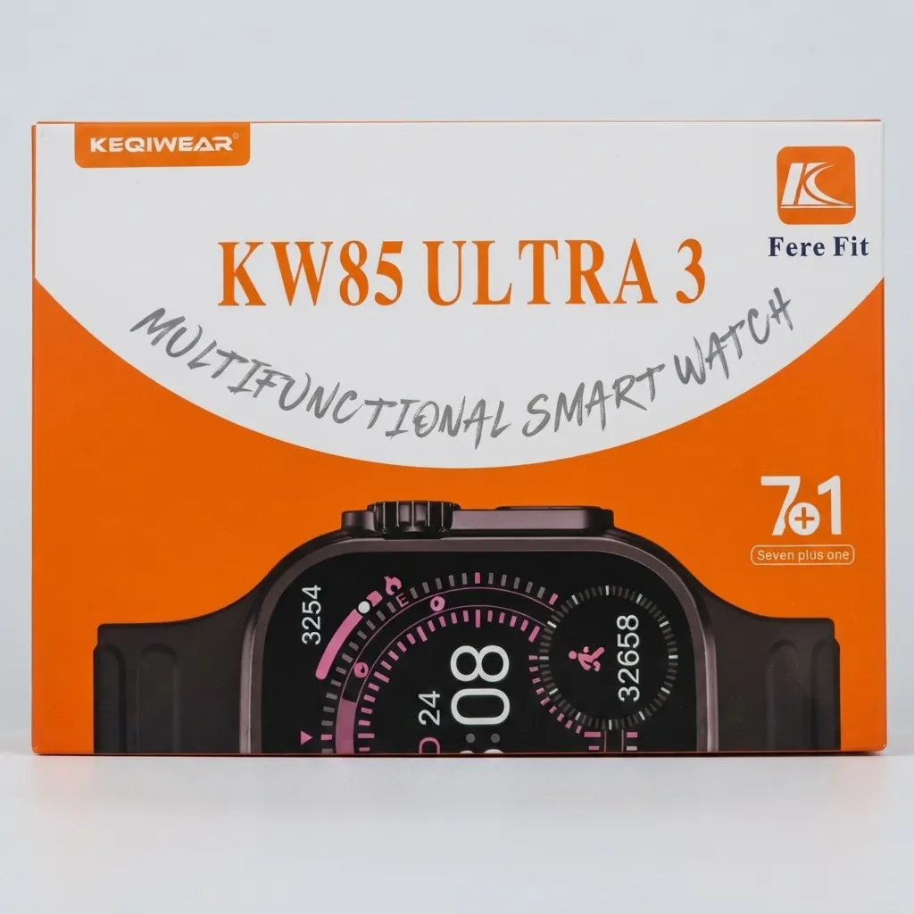 ساعت هوشمند KEQIWEAR مدل KW85 Ultra 3 هفت‌بند