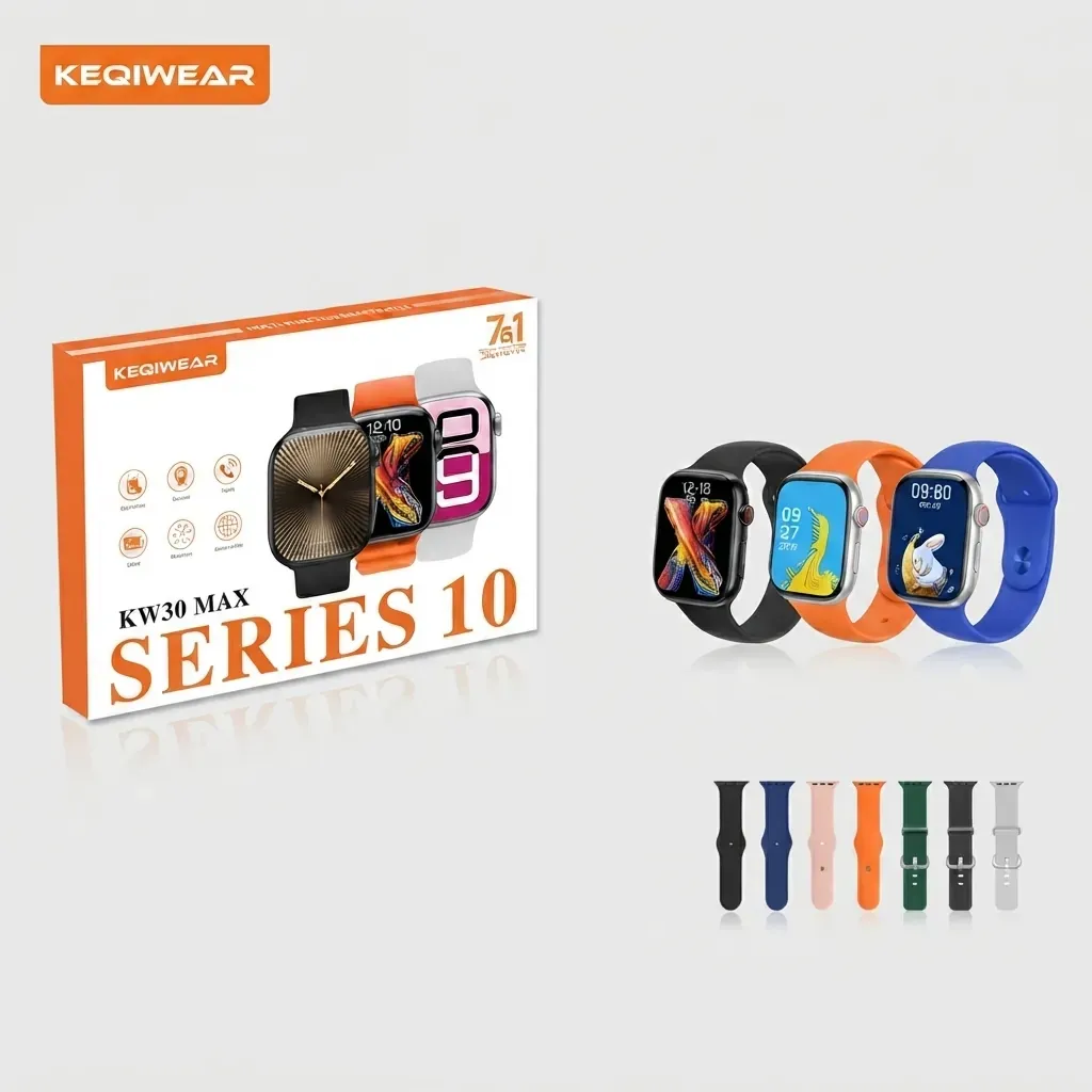 ساعت هوشمند KEQIWEAR مدل KW85 Ultra 3 هفت&zwnj;بند