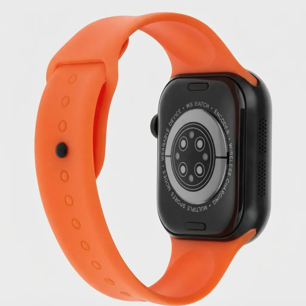 ساعت هوشمند KEQIWEAR مدل KW25 Max ظرفیت ۴۵ میلی&zwnj;متر با بند سیلیکونی