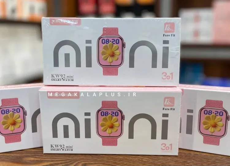 ساعت هوشمند بچگانه KW92 MINI سایز 38 میلی‌متر همراه سه بند