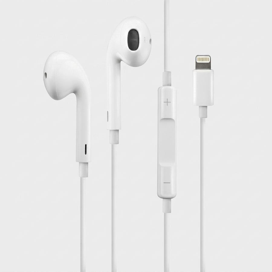 هندزفری سیمی اپل EarPods لایتنینگ، نمای نزدیک